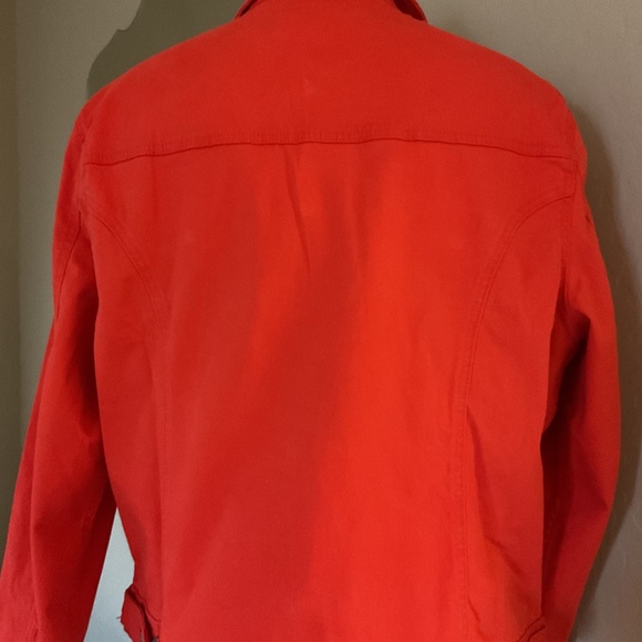 Orange jean jacket - Picture 5 of 8